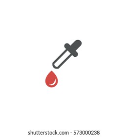 dropper icon. sign design