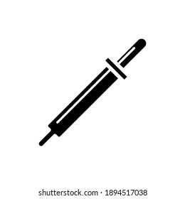 Plantilla de diseño de símbolo de icono de Dropper