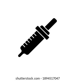 Plantilla de diseño de símbolo de icono de Dropper