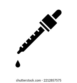 Dropper icon. sign for mobile concept and web design. vector illustration