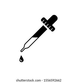 dropper icon trendy flat design
