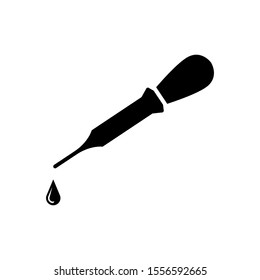Dropper icon trendy flat design