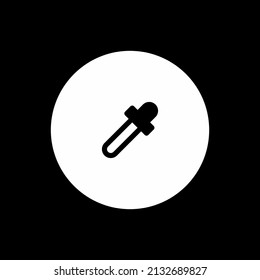 dropper icon in trendy flat design
