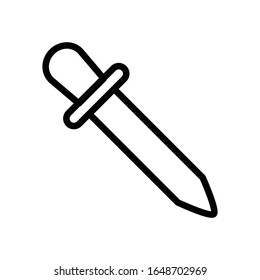 Dropper icon vector ilustration design template
