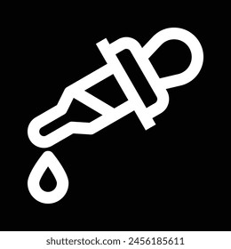 diseño de contorno de Vector de icono de cuentagotas