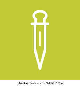 Dropper, lab, drug icon vector image. Can also be used for healthcare and science. Suitable for use on web apps, mobile apps and print media.