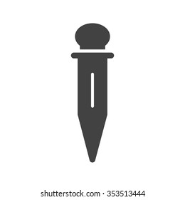 Dropper, lab, drug icon vector image. Can also be used for healthcare and science. Suitable for use on web apps, mobile apps and print media.