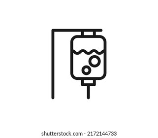Dropper line icon. Vector symbol in trendy flat style on white background. Dropper sign for design.