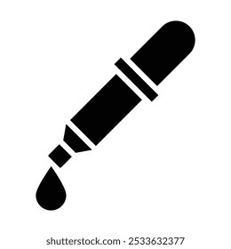 Cuentagotas, Icono líquido, Vector