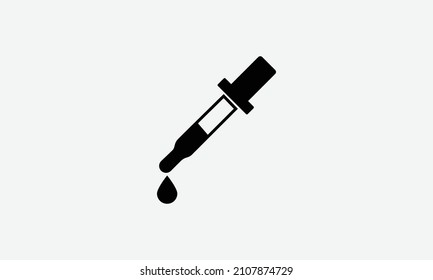 Dropper liquid vector logo design