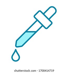 dropper - medical icon vector design template