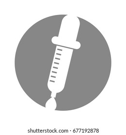 dropper medical isolated icon