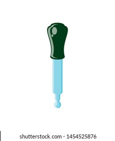 dropper medical tool isolated icon