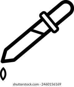 dropper picker heath care icon design eps 10.