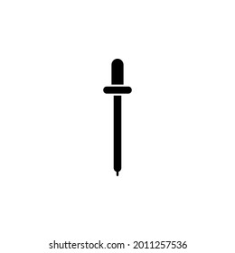Dropper Pipette icon illustration isolated vector sign symbol on white background