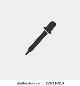 dropper pipette icon isolated vector trend