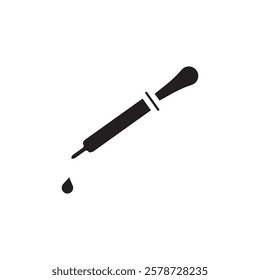 Dropper pipette Icon Thin line art collection