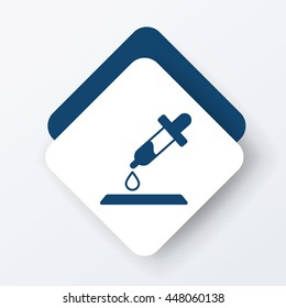 Dropper research icon