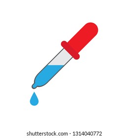 Dropper vector flat pictogram, Dropper icon. Vector illustration isolated.