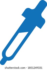 Ilustración del pictograma plano vectorial en gota aislada en fondo blanco