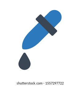 dropper vector glyph colour icon