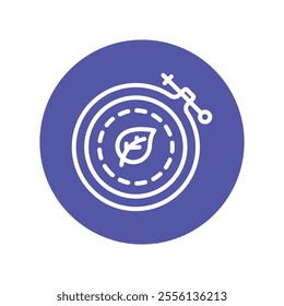  Dropper vector Glyph Cricle Icon.Eps file 10