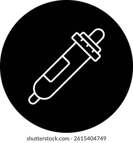 Dropper vector icon. Can be used for printing, mobile and web applications.