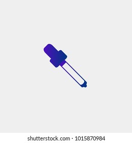 dropper vector icon, Illustration. pipette icon vector