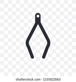 Dropper vector icon isolated on transparent background, Dropper logo concept