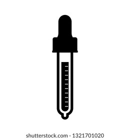 Dropper vector icon isolated on white background