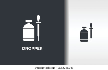 Dropper Vector, Icon Or Logo Sign Isolated Symbol Illustration