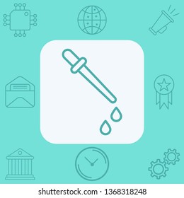 Dropper vector icon sign symbol