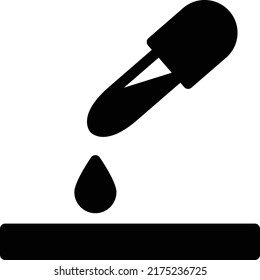 Dropper-Vektorgrafik auf transparentem Hintergrund.Symbole in Premium-Qualität.Glyphen-Vektorsymbol für Konzept und Grafikdesign.