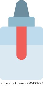 ilustración del vector dropper en un fondo transparente. Símbolos de calidad superior. Iconos vectoriales de color de línea para el concepto y el diseño gráfico. 
