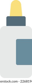 dropper Vector illustration on a transparent background. Premium quality symmbols. Line Color vector icons for concept and graphic design.