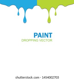 dropping paint. vector illustration design background
