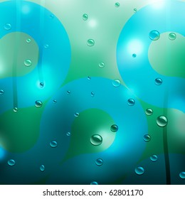 drops abstract background