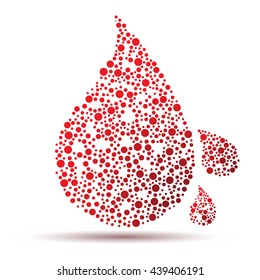Drops of blood