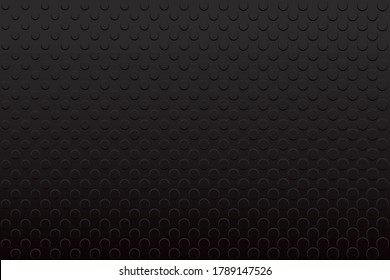 Drops or Bubbles Liquid Style Inverted Background with Plenty of Repeating Circles - Black on Similar Backdrop - Vector Wallpaper Graphic Design