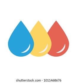 drops color art 