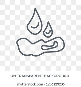 Drops icon. Drops design concept from  collection. Simple element vector illustration on transparent background.