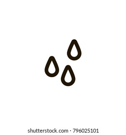 drops icon. sign design