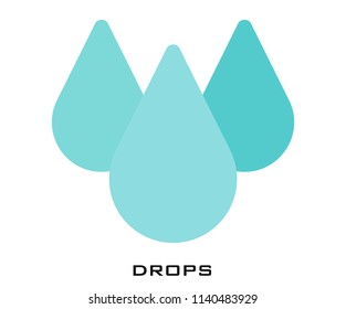 Drops icon signs