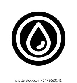 drops icon. vector glyph icon for your website, mobile, presentation, and logo design.