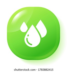 drops icon. Vector illustration EPS 10.