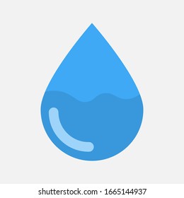 Drops icon vector on background