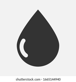 Drops icon vector on background