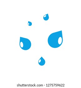 Drops icons. Vector illustration
