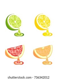 Drops of juice