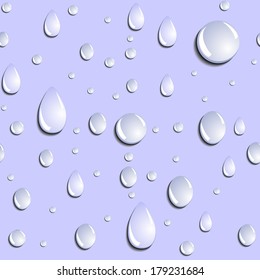 drops on the glass pattern
